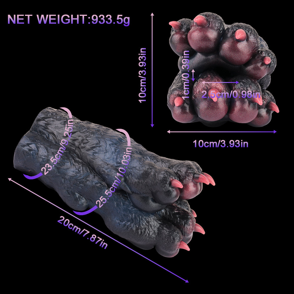 Furry Wolf's Paw Silica Gel Masturbaturs