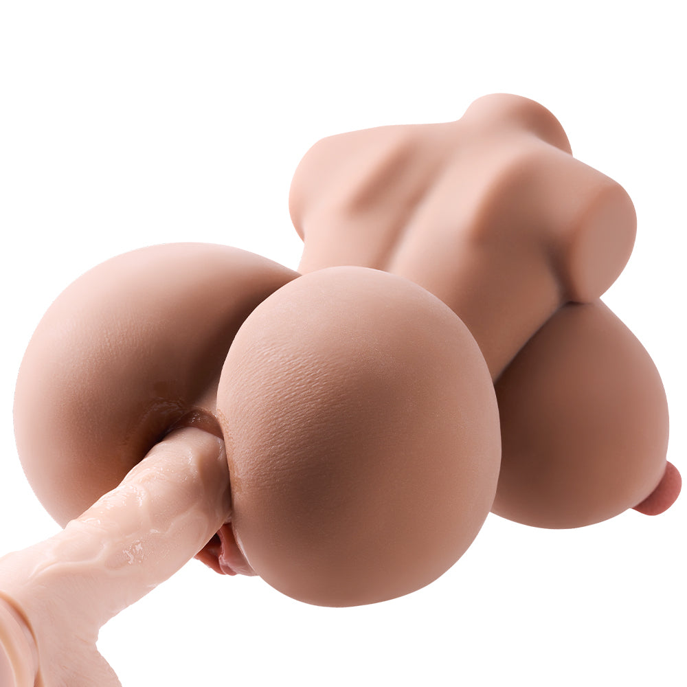 tan big lucy: torso sex doll big ass male masturbator